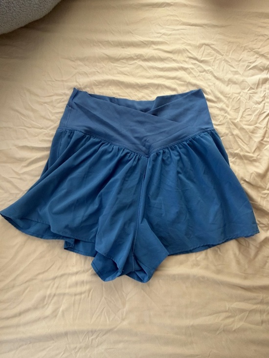 aerie Pants - Blue Crossover Flowy Shorts